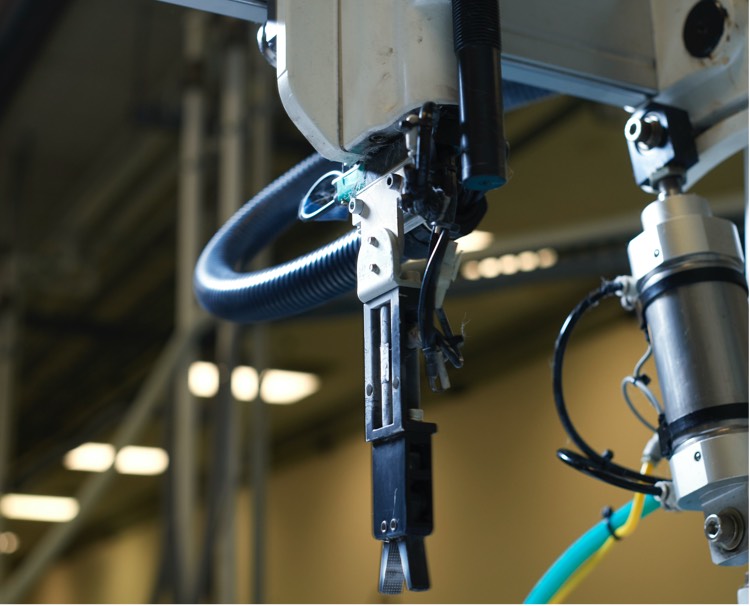 Zoomed in image of the pick in Place Robot