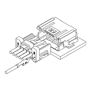 Schematic photo of MLH connector