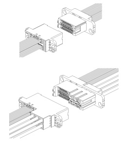 Schematic photo of RGX connector
